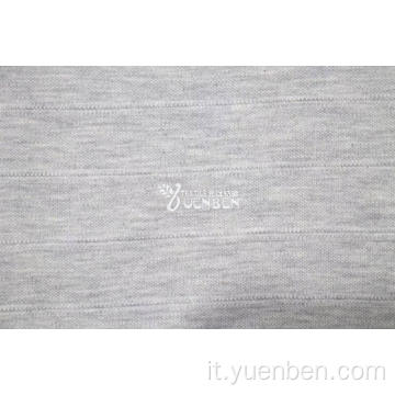 Tessuto jacquard 100% cotone con camicia da uomo con colletto jacquard